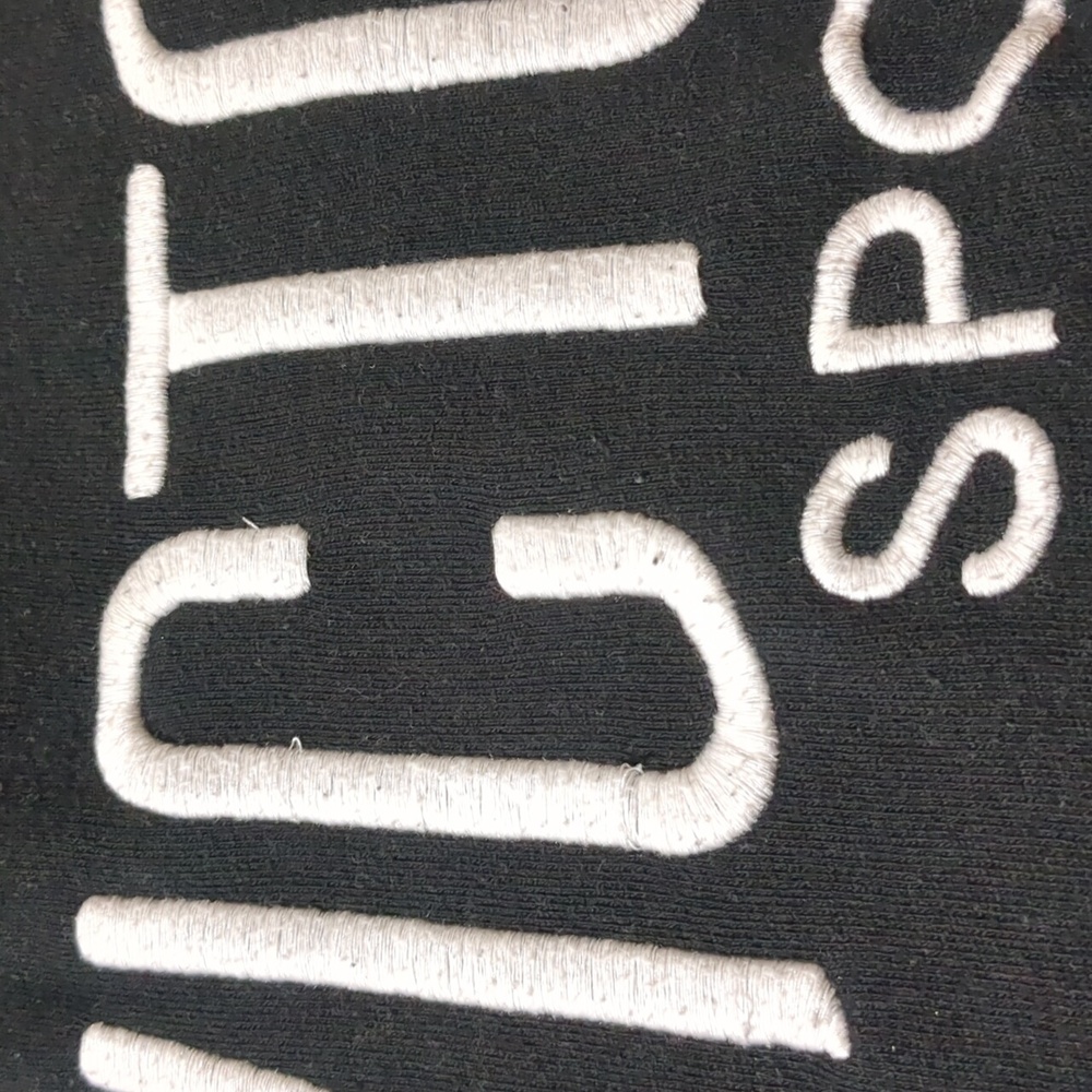 Victoria secret sport Black Cropped Sweatshirt Size S - Picture 7 of 8